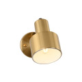 Hotel modern decoration indoor copper flexible adjustable E27 wall scone lamps for home